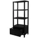 Nora Antique Coffee Open Bookshelf