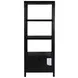 Nora Antique Coffee Open Bookshelf
