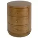 Nora Light Natural Round End Table