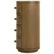 Nora Light Natural Round 4 Drawer End Table