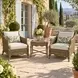 Scarlett Chocolate Outdoor Square End Table