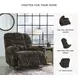 Movie Man Chocolate Zero Wall Recliner