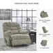 Movie Man Taupe Zero Wall Recliner