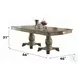 Chateau de Ville Antique White 96" Extendable Rectangular Dining Table