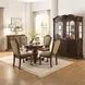 Chateau De Ville Espresso 4 Door Buffet and Hutch with LED