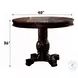 Chateau De Ville Espresso Round Counter Height Table Set