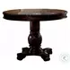 Chateau De Ville Espresso Round Counter Height Table Set