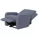Lullaby Denim Auto Glide Power Recliner with Power Headrest and USB Charging
