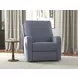 Lullaby Denim Auto Glide Power Recliner with Power Headrest and USB Charging
