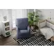 Lullaby Denim Auto Glide Power Recliner with Power Headrest and USB Charging