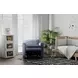 Lullaby Denim Auto Glide Power Recliner with Power Headrest and USB Charging