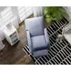 Lullaby Denim Auto Glide Power Recliner with Power Headrest and USB Charging