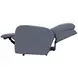 Lullaby Denim Auto Glide Power Recliner with Power Headrest and USB Charging