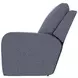 Lullaby Denim Auto Glide Power Recliner with Power Headrest and USB Charging