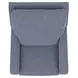 Lullaby Denim Auto Glide Power Recliner with Power Headrest and USB Charging
