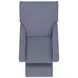 Lullaby Denim Auto Glide Power Recliner with Power Headrest and USB Charging