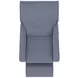 Lullaby Denim Auto Glide Power Recliner with Power Headrest and USB Charging