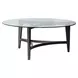 Verano Espresso Round Glass Top Occasional Table Set