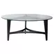 Verano Espresso Round Glass Top Occasional Table Set