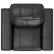 Ferrara Black Leather Zero Gravity Power Recliner with Power Headrest and USB Charging