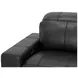 Ferrara Black Leather Zero Gravity Power Recliner with Power Headrest and USB Charging