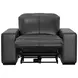 Ferrara Black Leather Zero Gravity Power Recliner with Power Headrest and USB Charging