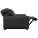 Ferrara Black Leather Zero Gravity Power Recliner with Power Headrest and USB Charging