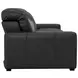 Ferrara Black Leather 93" Zero Gravity Power Reclining Sofa with Power Headrest and USB Charging