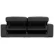 Ferrara Black Leather 93" Zero Gravity Power Reclining Sofa with Power Headrest and USB Charging