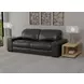 Ferrara Black Leather 93" Zero Gravity Power Reclining Sofa with Power Headrest and USB Charging