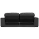 Ferrara Black Leather 93" Zero Gravity Power Reclining Sofa with Power Headrest and USB Charging