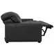 Ferrara Black Leather 93" Zero Gravity Power Reclining Sofa with Power Headrest and USB Charging