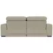 Ferrara Smoke Leather 93" Zero Gravity Power Reclining Sofa with Power Headrest and USB Charging