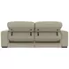 Ferrara Smoke Leather 93" Zero Gravity Power Reclining Sofa with Power Headrest and USB Charging