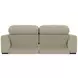 Ferrara Smoke Leather 93" Zero Gravity Power Reclining Sofa with Power Headrest and USB Charging