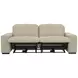Ferrara Smoke Leather 93" Zero Gravity Power Reclining Sofa with Power Headrest and USB Charging