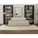 Ferrara Smoke Leather 93" Zero Gravity Power Reclining Sofa with Power Headrest and USB Charging