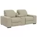 Ferrara Smoke Leather Zero Gravity Power Reclining Living Room Set with Power Headrest and USB Charging
