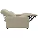 Ferrara Smoke Leather 87" Zero Gravity Power Reclining Console Loveseat with Power Headrest and USB Charging