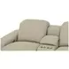 Ferrara Smoke Leather 87" Zero Gravity Power Reclining Console Loveseat with Power Headrest and USB Charging
