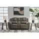 Windsley Driftwood 82" Reclining Loveseat with Console
