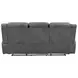 Conrad Gray 88" Reclining Sofa With Drop Down Table