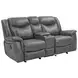Conrad Gray 77" Reclining Loveseat