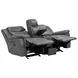 Conrad Gray 77" Reclining Loveseat