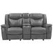 Conrad Gray 77" Reclining Loveseat