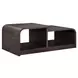 Fresh Angles Espresso Rectangular Occasional Table Set