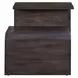 Fresh Angles Espresso Rectangular End Table