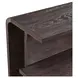 Fresh Angles Espresso Rectangular End Table