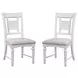 Cottage Traditions Clean White Cottage Side Chair Set of 2