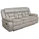 Greer Taupe Reclining 87" Sofa